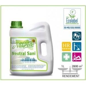 NATURELLE NEUTRAL SANI Nettoyant assainis. neutre écologique multi-surf. 4l (NAMF087)