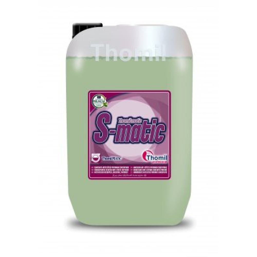 THOMILMATIC S-MATIC. Assouplissant anti-statique concentré parfumé 10L (LPCS006)